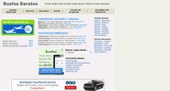 Desktop Screenshot of buelosbaratos.com